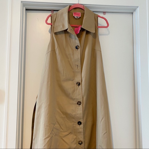 Kate Spade Sleeveless Trench Dress NWT - Picture 5 of 9